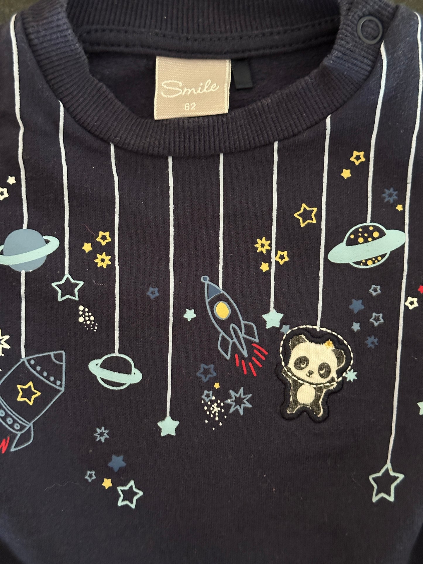 Pullover Weltall Gr. 62
