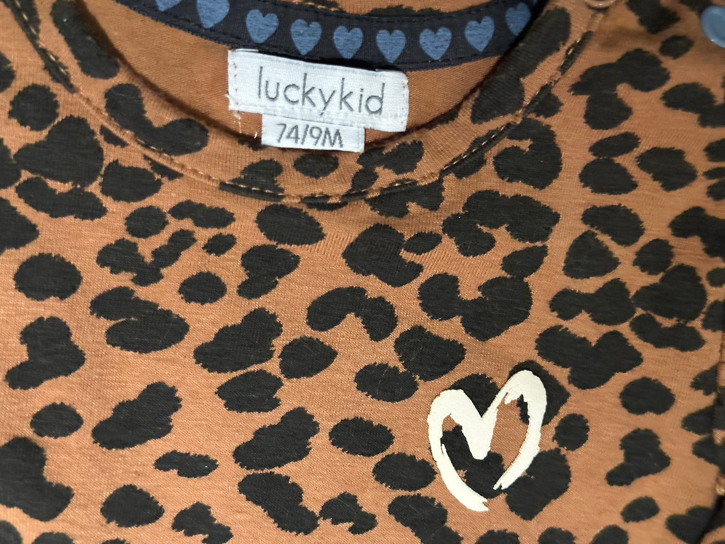 Kleidchen Leoprint Gr. 74