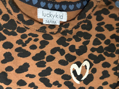 Kleidchen Leoprint Gr. 74