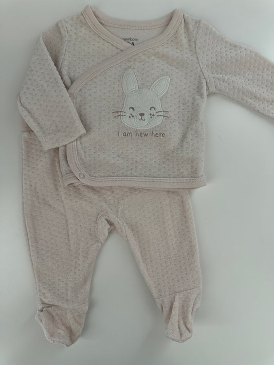 Baby Set Hase Rosa Gr. 56