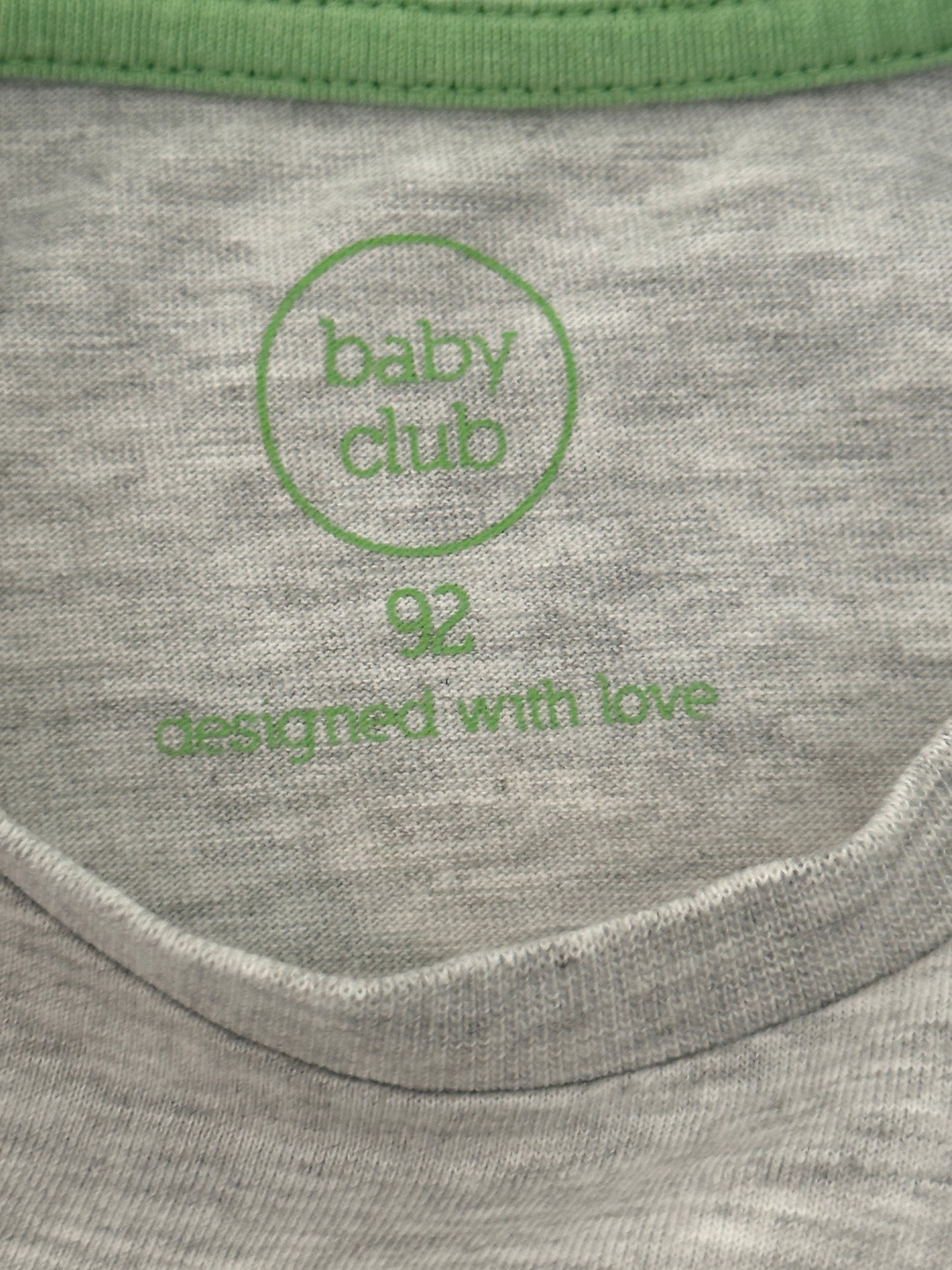 T-Shirt mit grünem Apfel Gr. 92