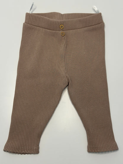 Lange Stoffhose / Leggins mit Knöpfen Gr. 62