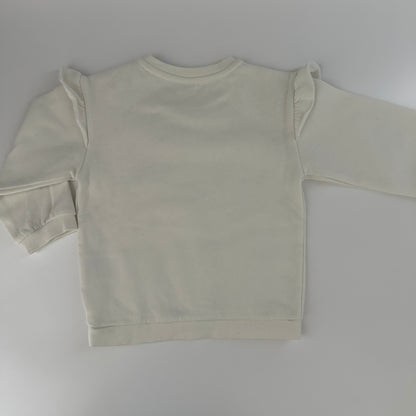 H&M x Hello Kitty Sweatshirt Cremeweiss Gr. 86