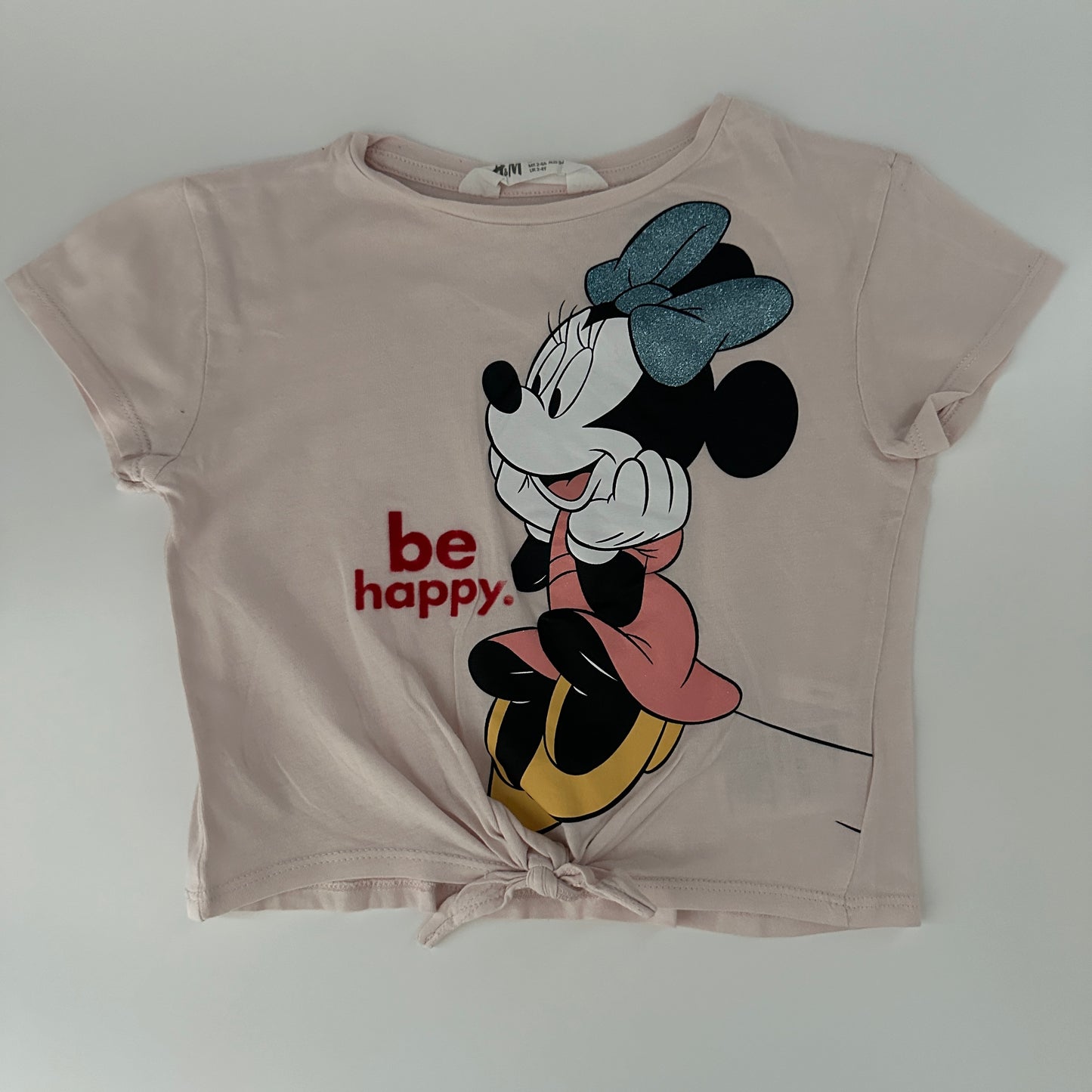 H&M Minnie Maus T-Shirt Rosa Gr. 98/104