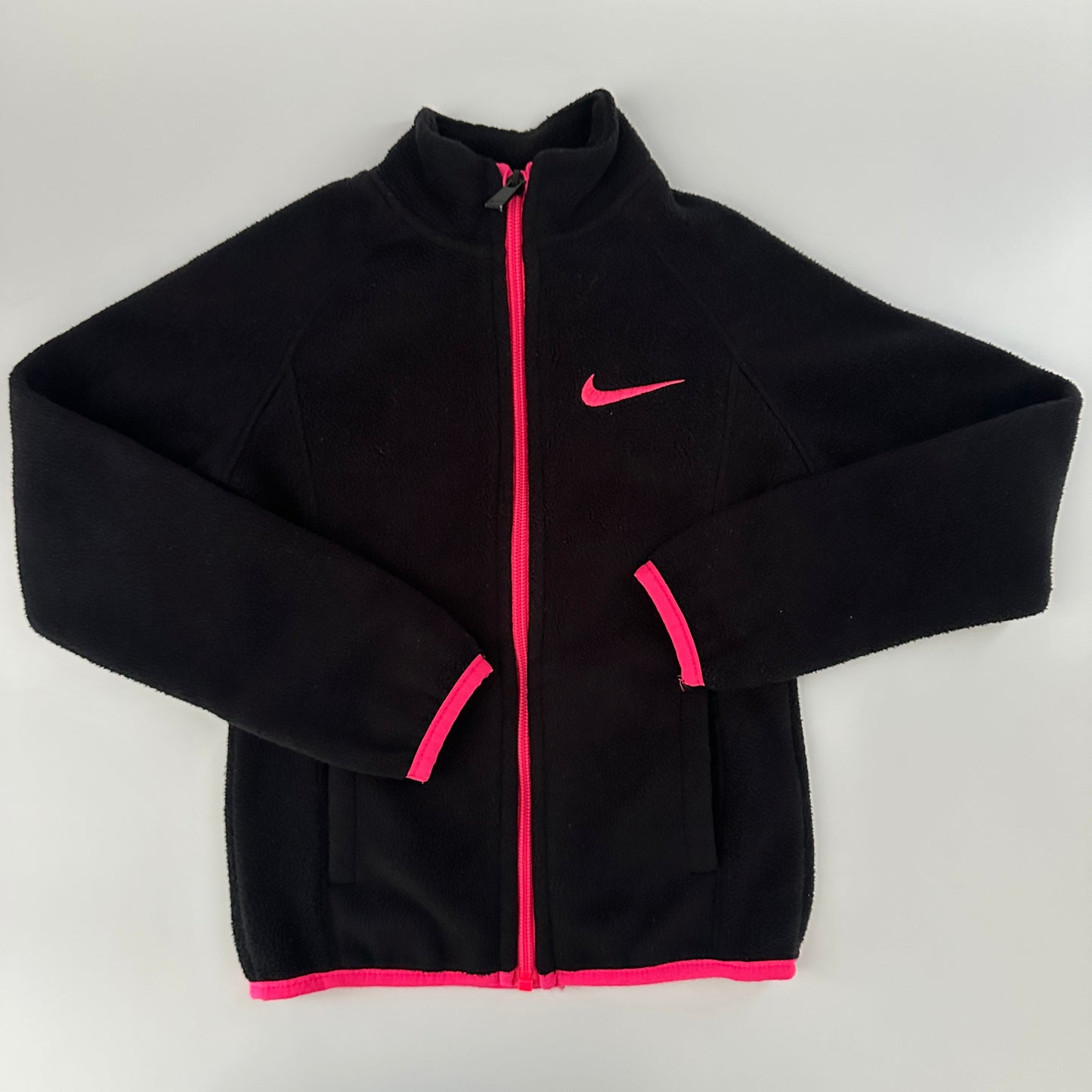 Nike Fleecejacke Schwarz/Pink Gr. 98/104
