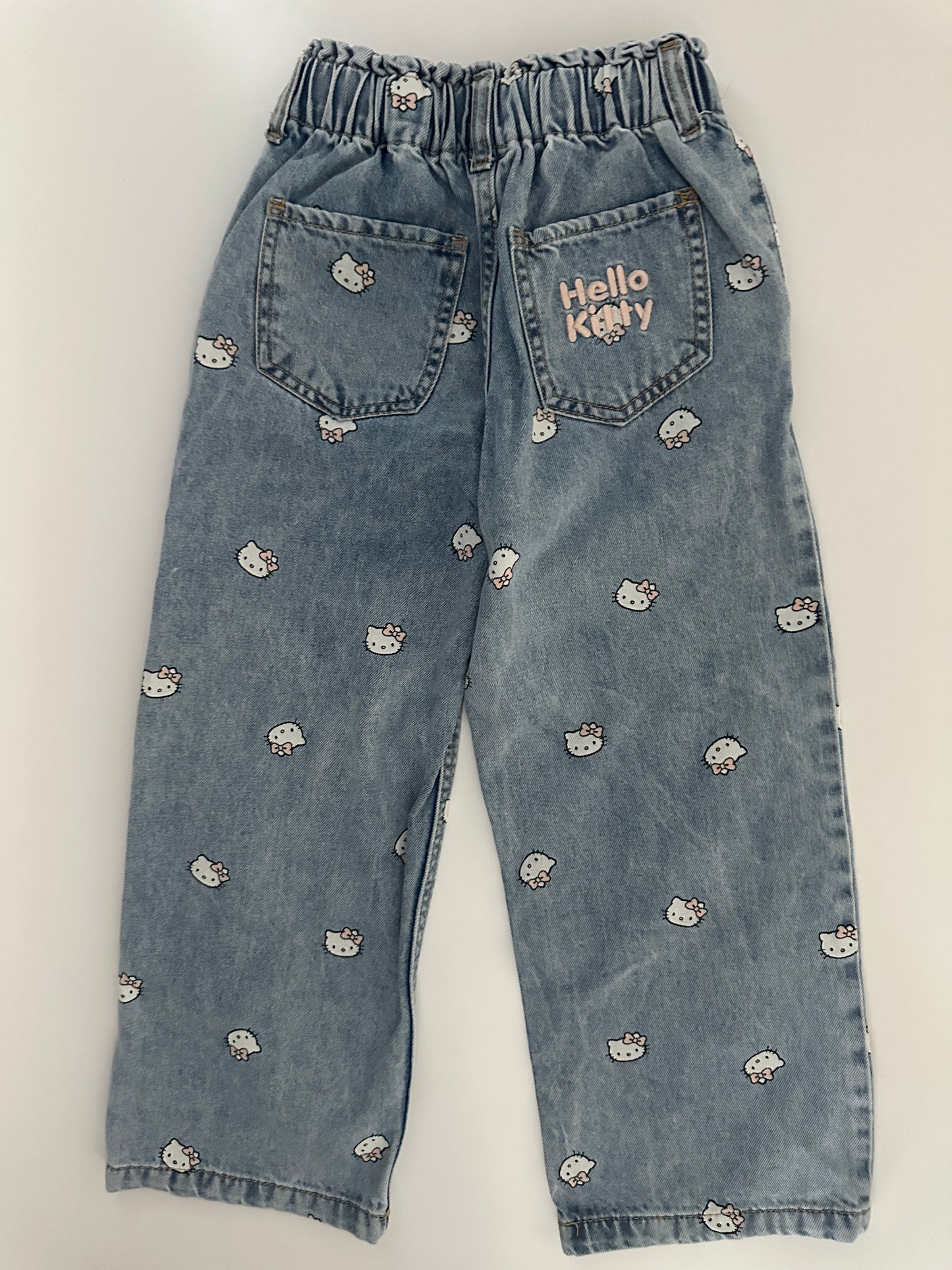 H&M Hello Kitty Wide Leg Jeans Gr. 116