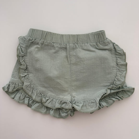 PatPat Mädchen-Shorts mit Rüschen Mintgrün 18–24 Monate