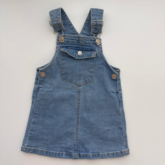 Smile Jeans Latzkleid Denim Blau Gr. 98