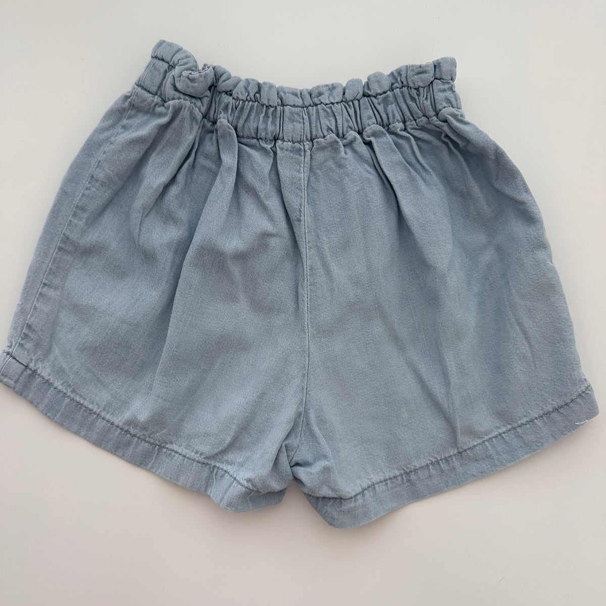 H&M Chambray Shorts Hellblau Gr. 92