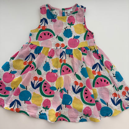 Fagottino Baby Kleid mit Früchteprint Gr. 86