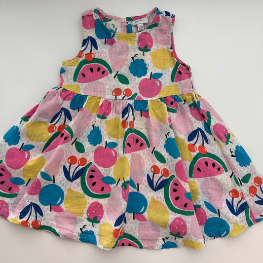 Fagottino Baby Kleid mit Früchteprint Gr. 86