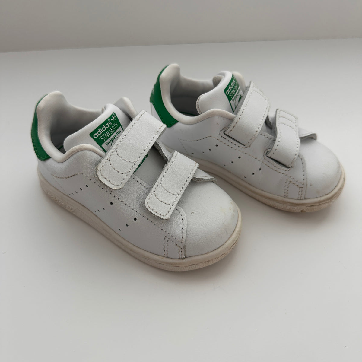 adidas Stan Smith Kinder Sneaker Weiss/Grün Gr. 21