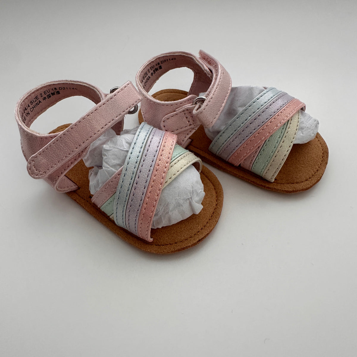 Next Baby Sandalen Rosa & Pastell – Grösse 6–12 Monate / EU 18