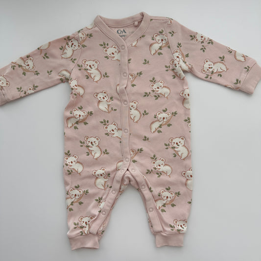C&A Baby Overall mit Koala-Print – Rosa – Grösse 62