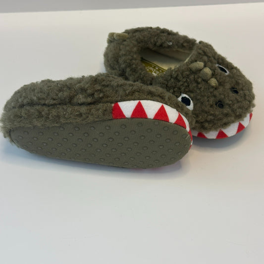 Lily & Dan Kinder Hausschuhe Krokodil grün – Grösse 24