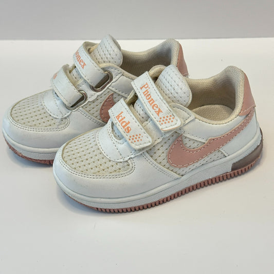Phonex Kids Sneaker Weiss/Rosa – Grösse 24