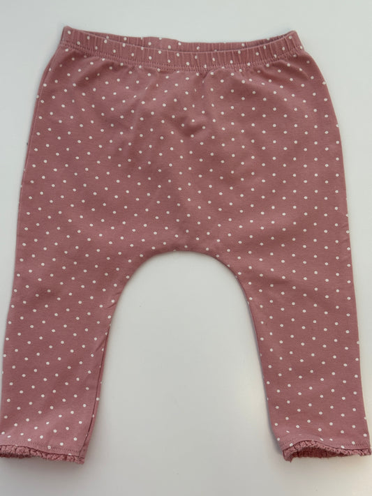 Leggings Rosa mit Punkten | Gr. 74