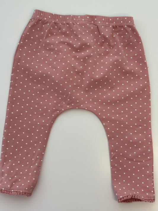 Leggings Rosa mit Punkten | Gr. 74