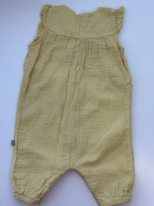 Jumpsuit Smile Musselin Gelb | Gr. 62