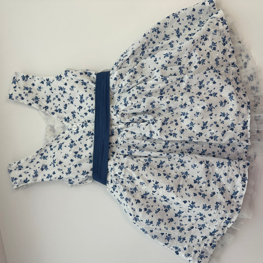 Kleid mit Blumenprint & Schleife – Vertbaudet | Gr. 98