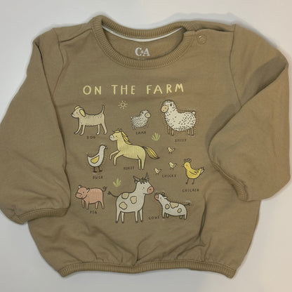 Baby Pullover „On the Farm“ Gr. 62