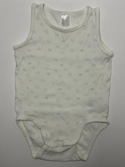 Ärmelloser Body / Unterhemd weiss Gr. 86