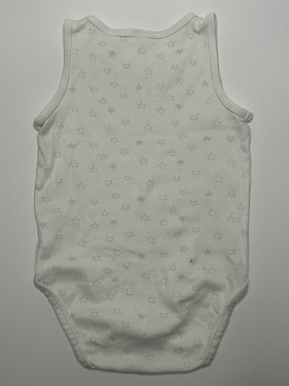 Ärmelloser Body / Unterhemd weiss Gr. 86