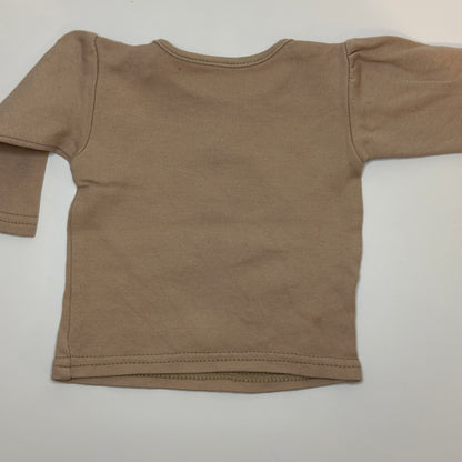 Dünner Pullover „Nice to meet you“ mit Teddy Gr. 56