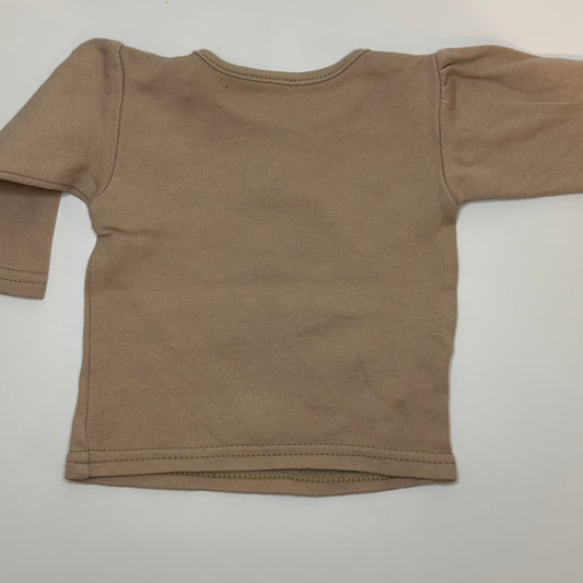 Dünner Pullover „Nice to meet you“ mit Teddy Gr. 56