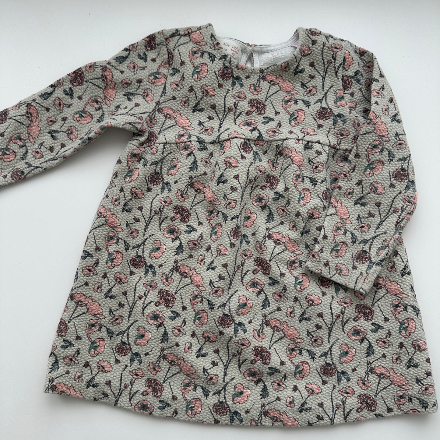 Langarmkleid mit Blumenmuster – Zara BabyGirl | Gr. 92