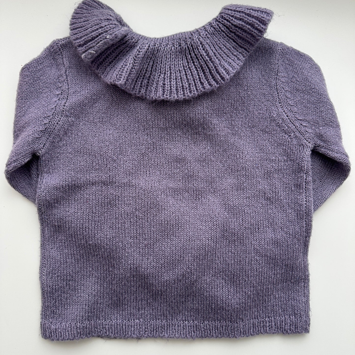 Strickpullover mit Rüschenkragen – La Redoute | Gr. 92