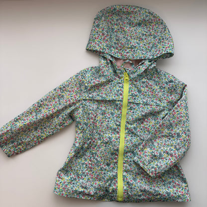 Zara BabyGirl Regenjacke mit Blumenmuster | Gr. 86