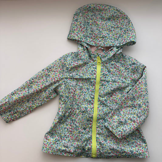 Zara BabyGirl Regenjacke mit Blumenmuster | Gr. 86
