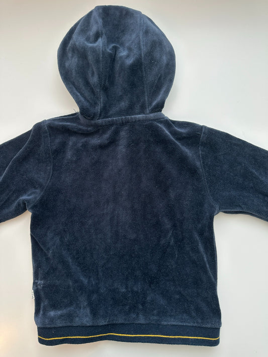 Carrément Beau Samtjacke mit Kapuze | Gr. 80