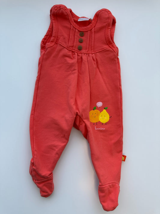 Bornino Strampler mit Fruchtmotiv | Gr. 50/56