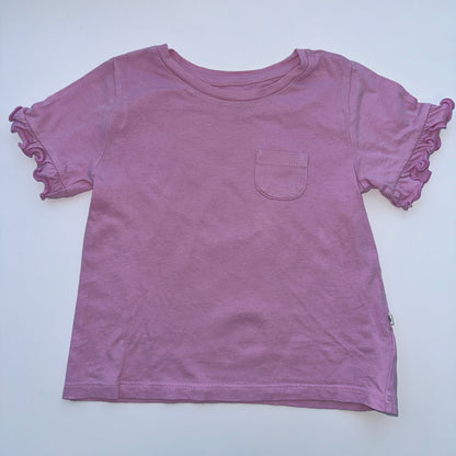 Baby Gap Kurzarmshirt mit Rüschenärmeln – Grösse 98