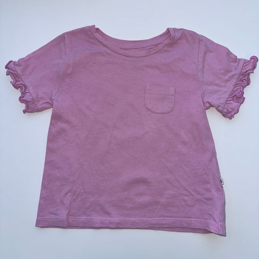 Baby Gap Kurzarmshirt mit Rüschenärmeln – Grösse 98