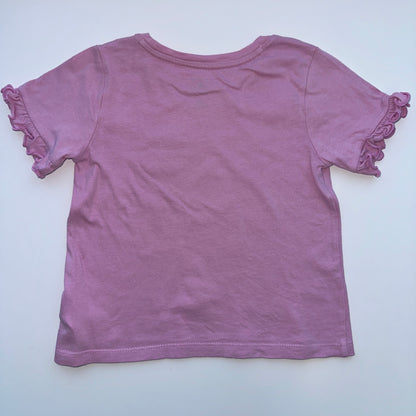 Baby Gap Kurzarmshirt mit Rüschenärmeln – Grösse 98