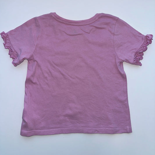 Baby Gap Kurzarmshirt mit Rüschenärmeln – Grösse 98