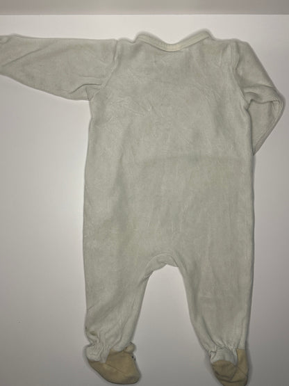 Babystrampler mit Bärenmotiv Gr. 62