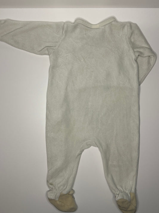 Babystrampler mit Bärenmotiv Gr. 62