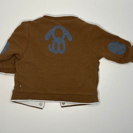 Wendejacke mit Streifenfutter Gr. 68