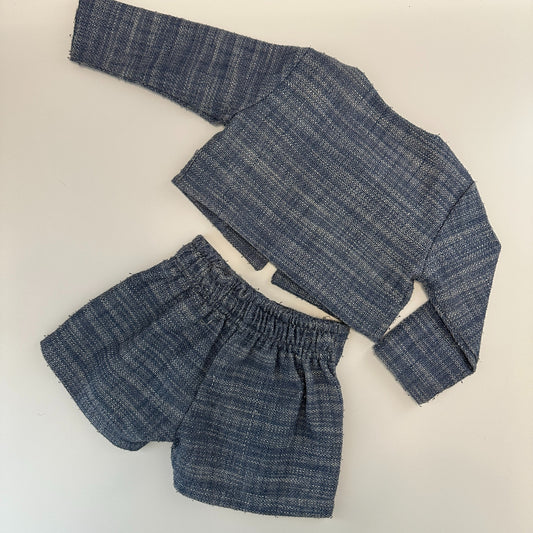 Baby Mädchen 2-Teiler blau – Gr. 74 – Piazza Italia