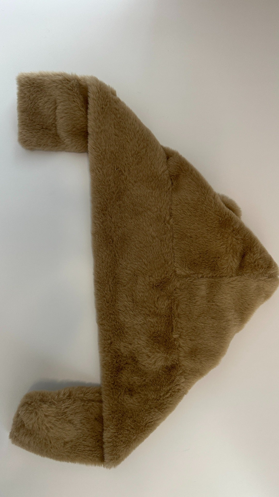 Baby Mädchen Kunstfell Mütze mit Halsschutz  – Gr. 62-80 – Teddy Look
