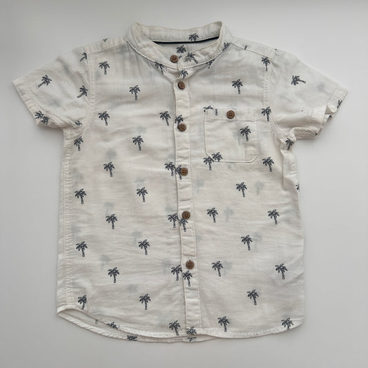 C&A Baby Kurzarmhemd mit Palmenprint – Gr. 98