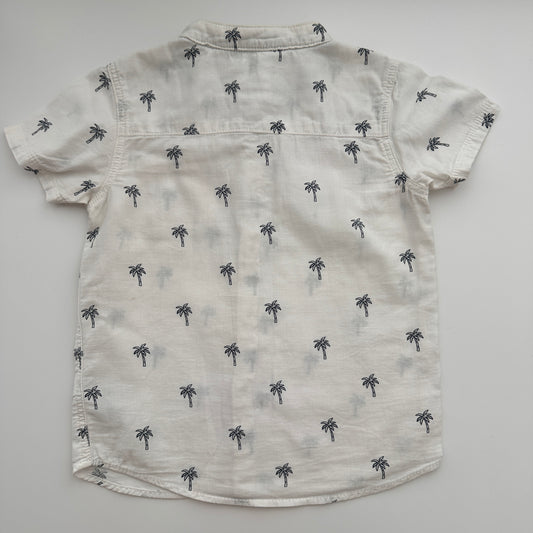 C&A Baby Kurzarmhemd mit Palmenprint – Gr. 98