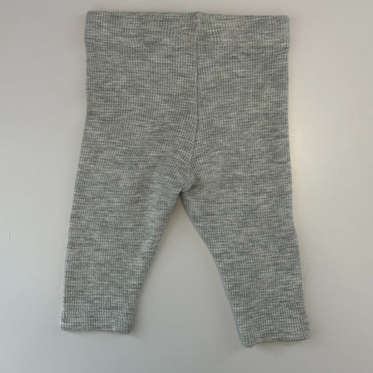 Baby Leggings gerippt hellgrau – Gr. 68