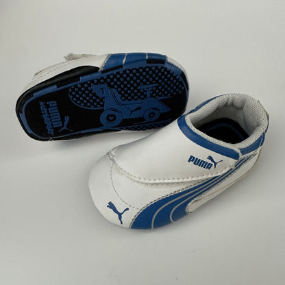 Puma Baby Schuhe Weiss Blau Gr. 17