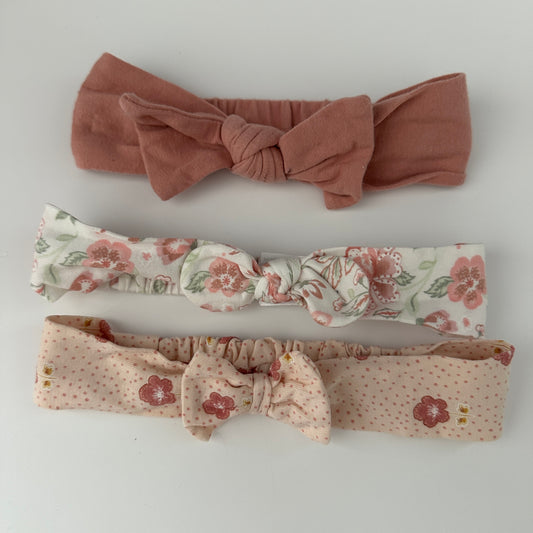 Baby Stirnband Set Blumen (3er) Gr. 74