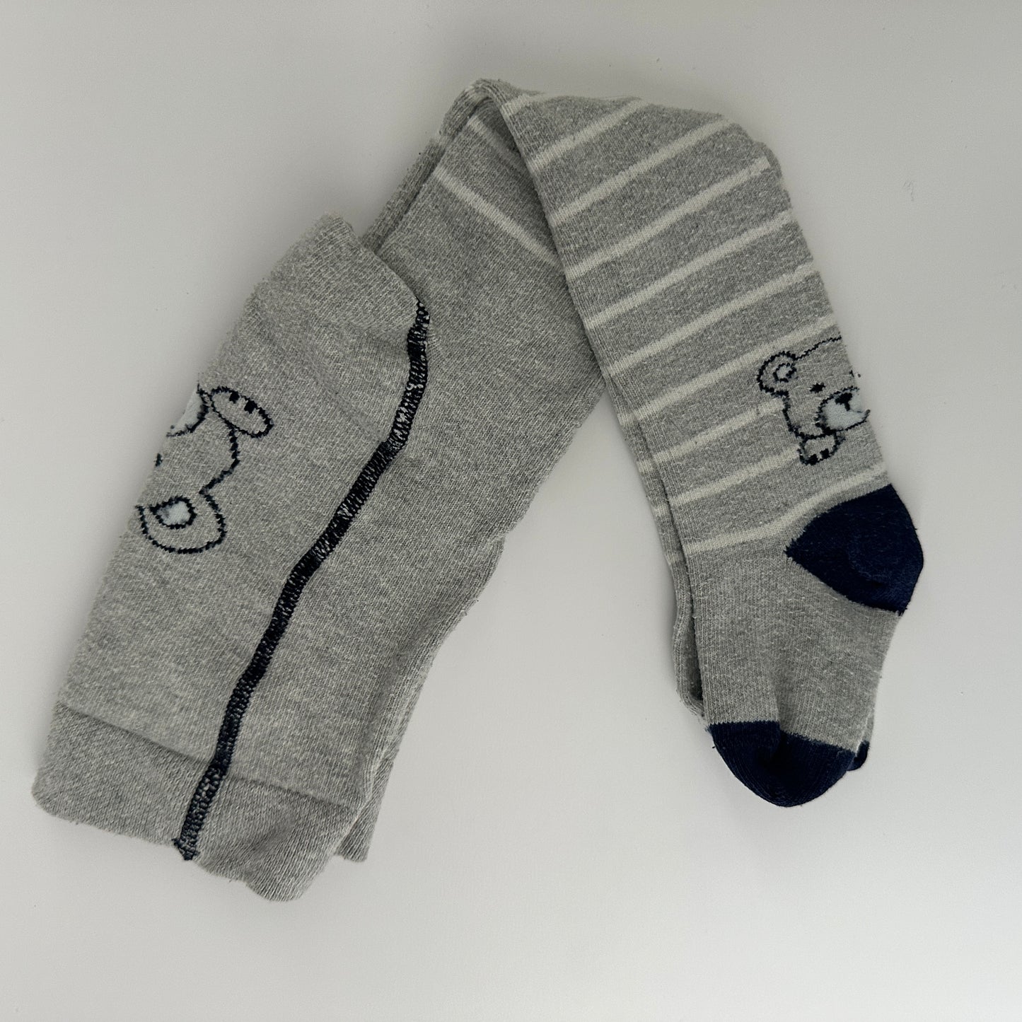 Baby Strumpfhose Elefant Grau Gr. 62/68